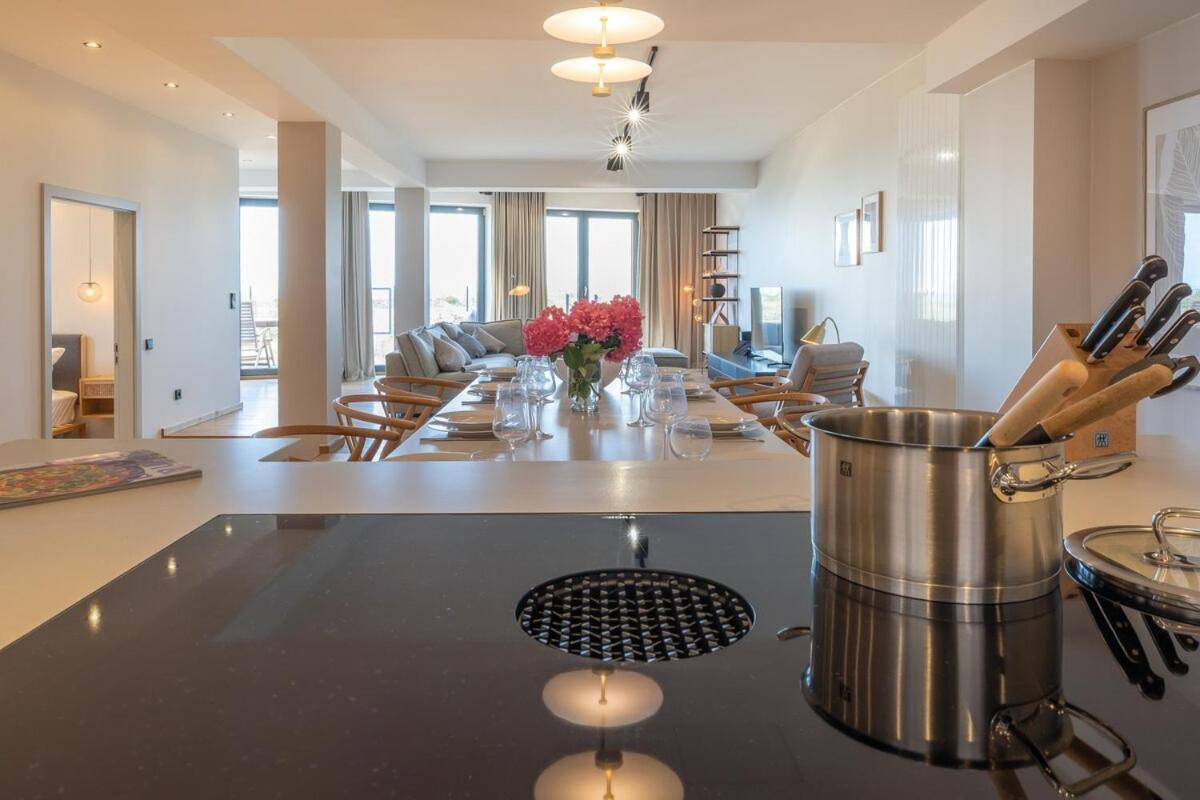 Luxus Meerblick Strand & Sauna & Garten & Heimkino Glowe Exterior foto