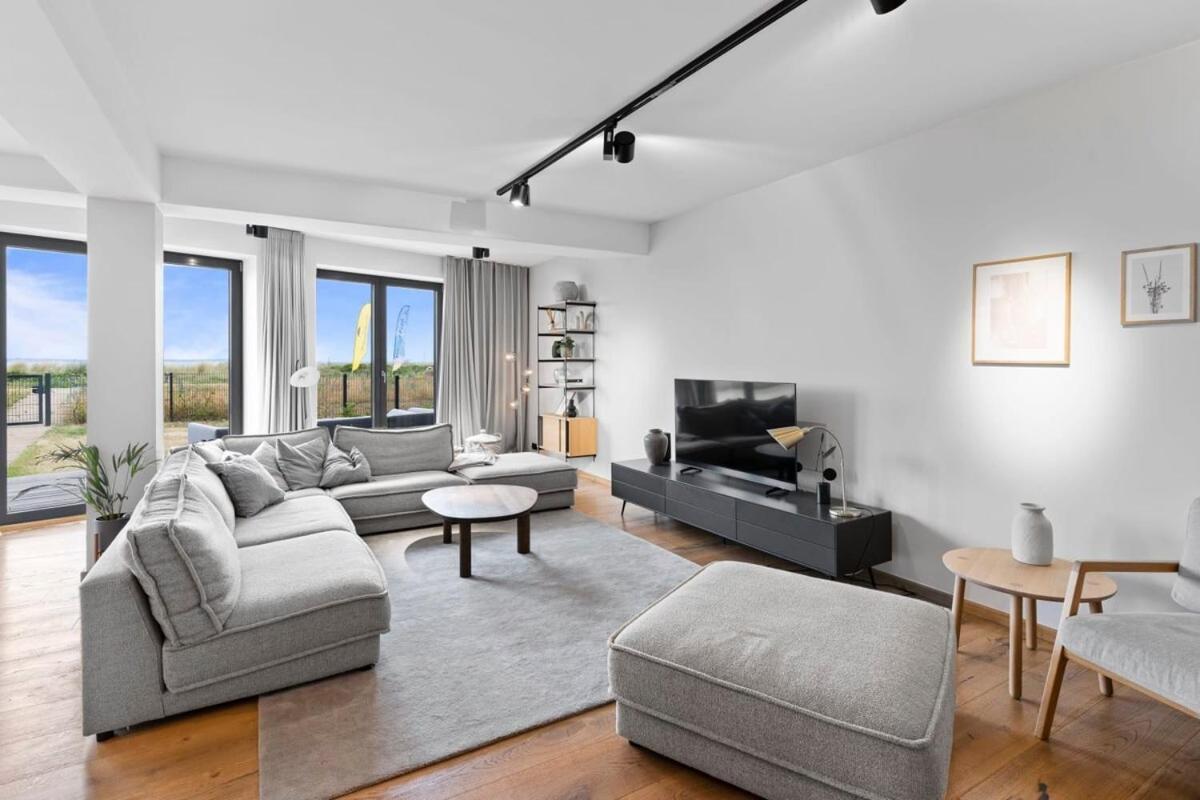 Luxus Meerblick Strand & Sauna & Garten & Heimkino Glowe Exterior foto